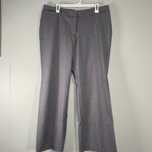 Worthington PETITE CURVY FIT Dress Pants Women's 16P Mid Rise Gray Office